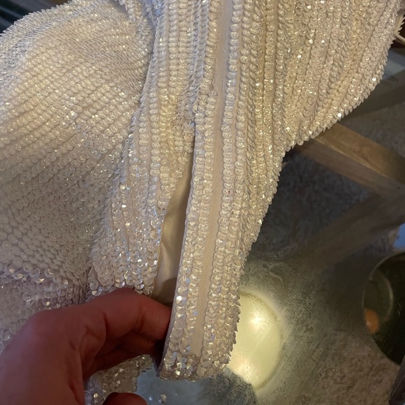 Retrofete Katya Sequined Cowl Neck Maxi Dress - Picture 9 of 9